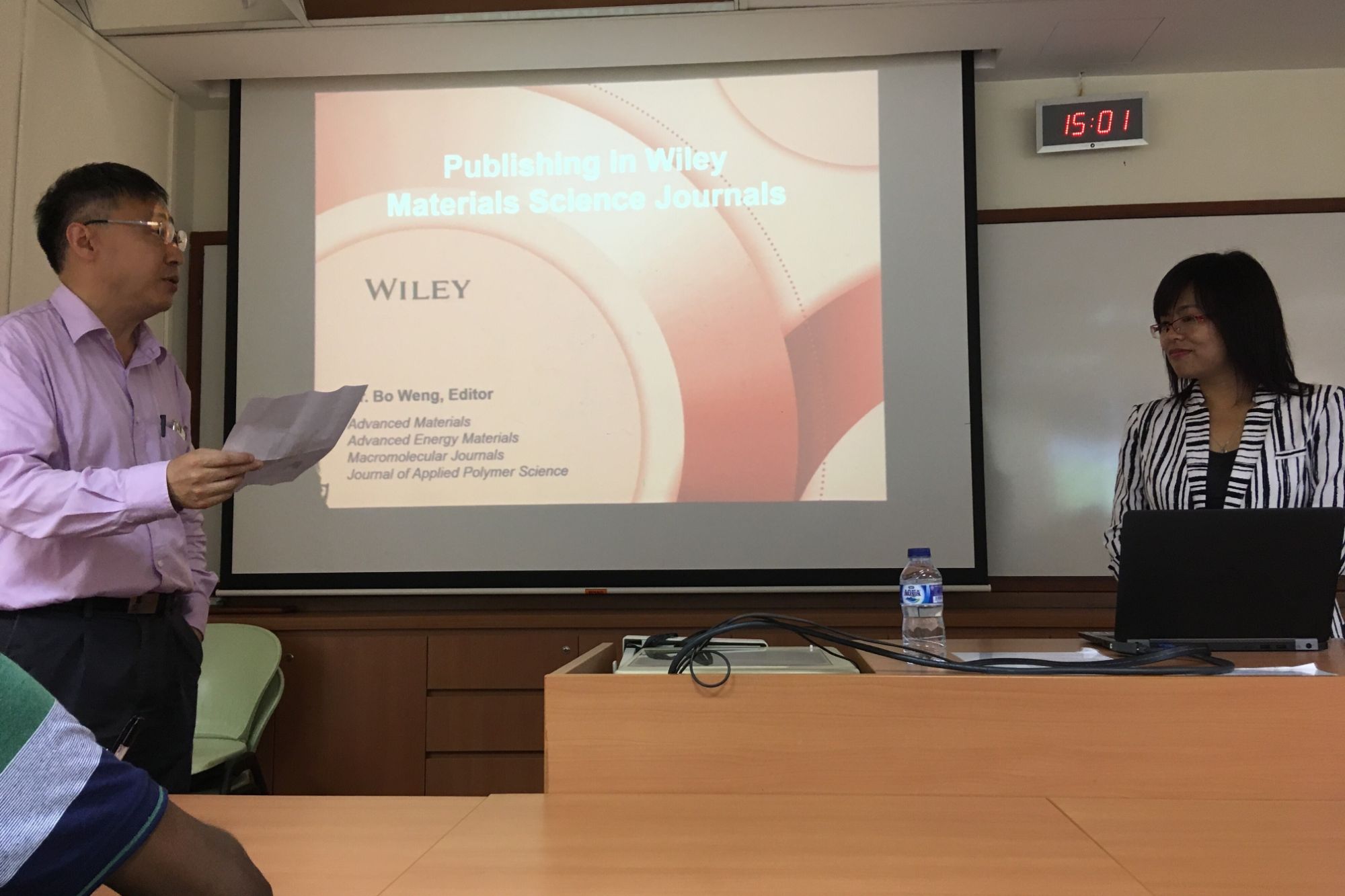 Talk "Publishing In Wiley Materials Science Journals"